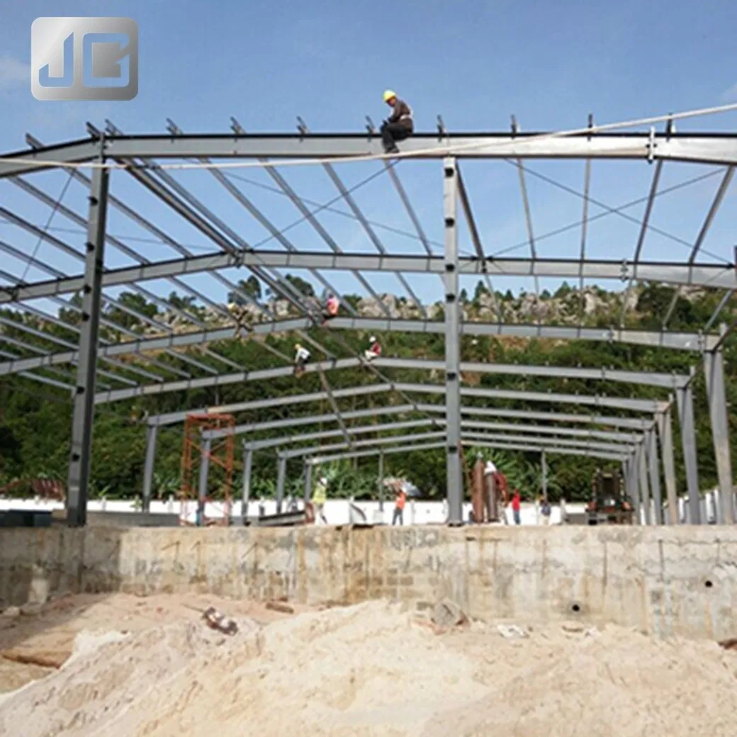 Steel Structure Industrial Agricultural Building Prefabricated Shed Garage with H Section