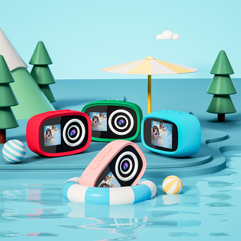 21 Year Experiences Children Camera Patent Dual High Clear 2.0inch+1.3inch Screen Waterproof 3m 650mAh Battery Kids Camera for Children's Gifts