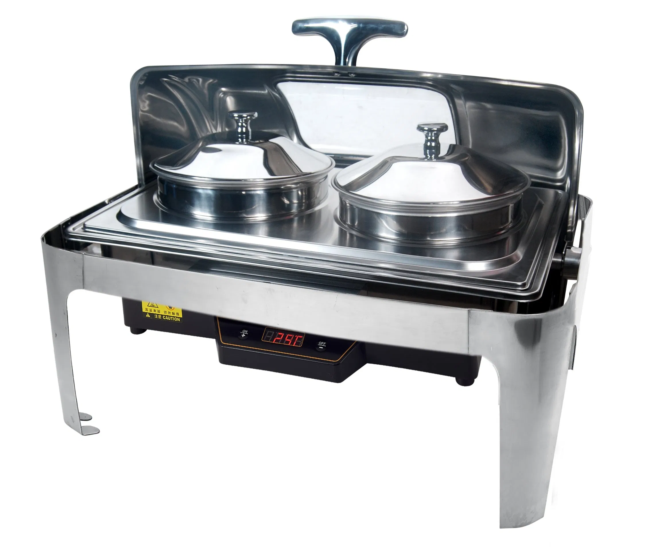 Buffet Stove Food Warming Tray Soup Warmer Hotel Retaurant Commerce Stainess Steel