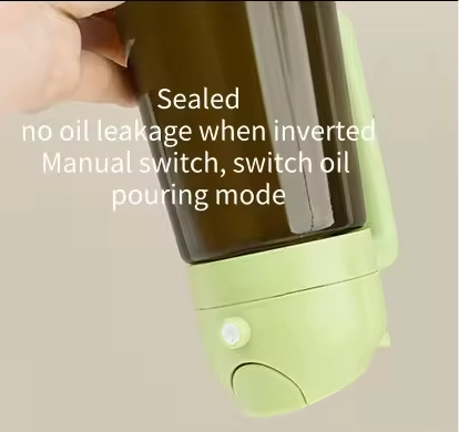 420ml Oil Sprayer and Pourer 2 in 1 Portable Oil Spray Bottle High Quality PP Material Household Oil Spray Bottle