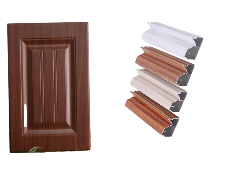 Cabinet Door HDF Plywood Molded PVC Cabinet Door for Kitchen