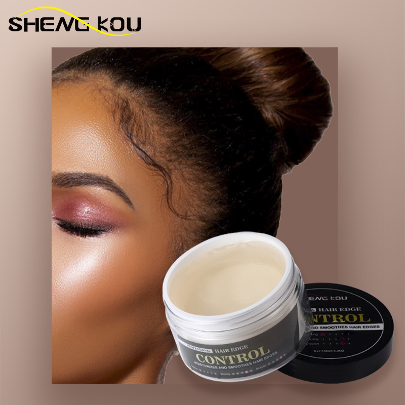 Custom Own Brand Long Lasting Mens Hair Care Styling Products Edge Effect Hair Edge Control Gel Wax for Black Women