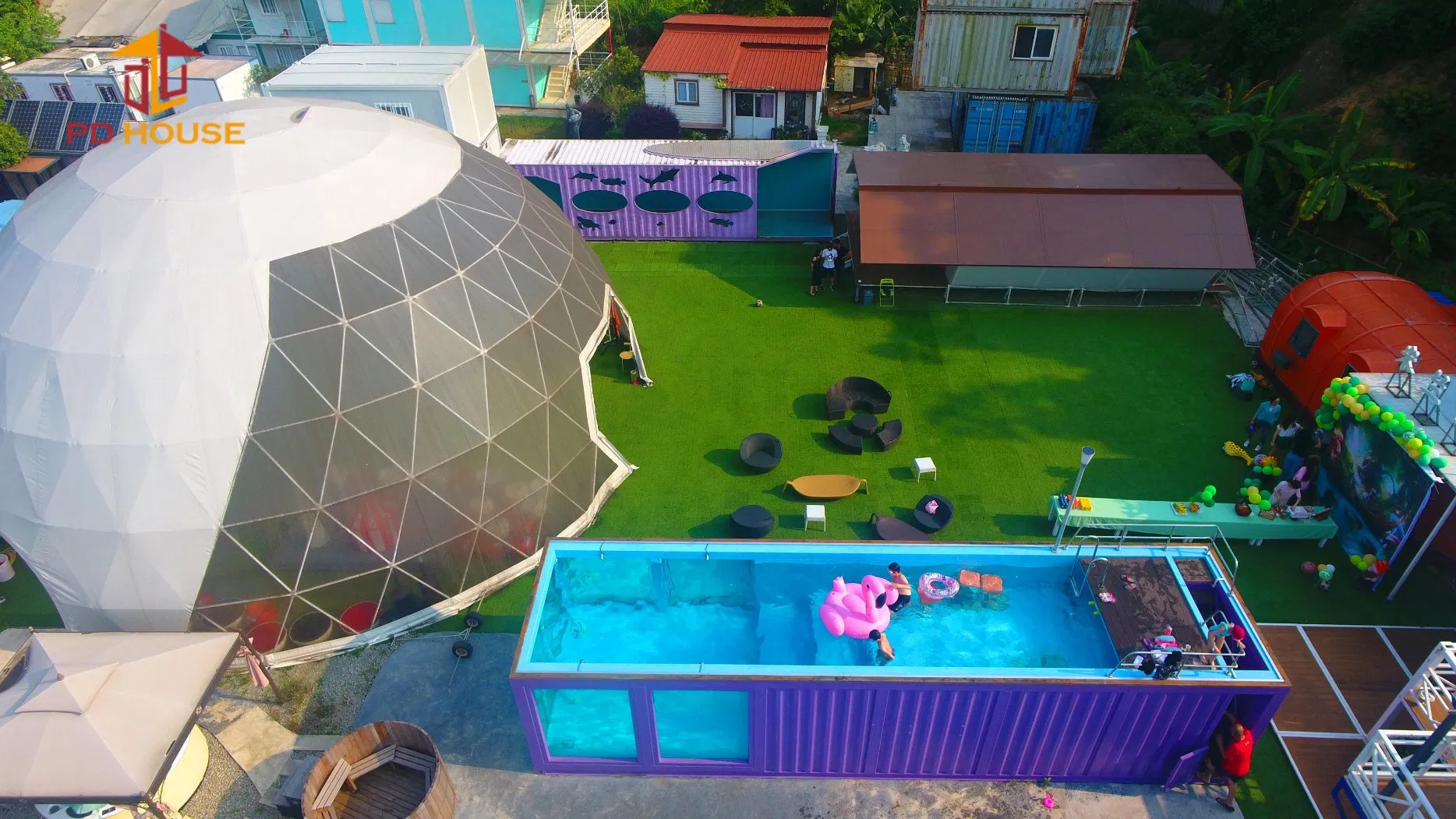 Prefab Special Design Ball Shape Luxury Party Dome Tent for Outdoor Party Events