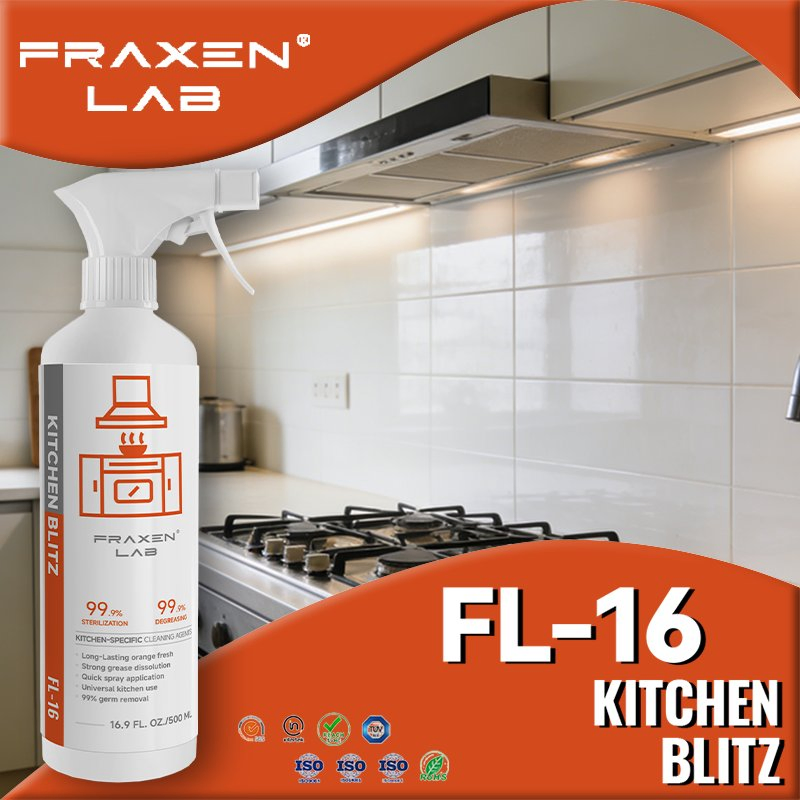 Kitchen Spray Cleaner Degreaser Spray Factory Supply Direct Manufacturer Low MOQ Heavy Duty Grease Remover Spray for Household Cleaning