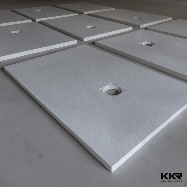 Acrylic Solid Surface Stone Shower Tray Base Bathroom Shower Tray