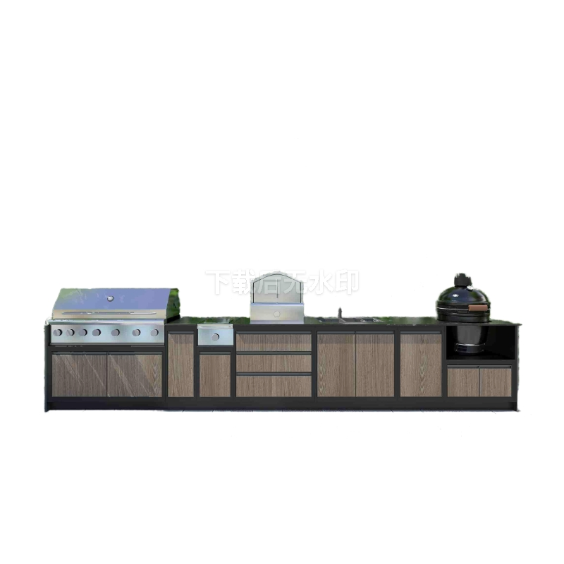 Outdoor Stainless Steel Cabinet BBQ Party Meets Environmental Standards and Sells Well in The Us