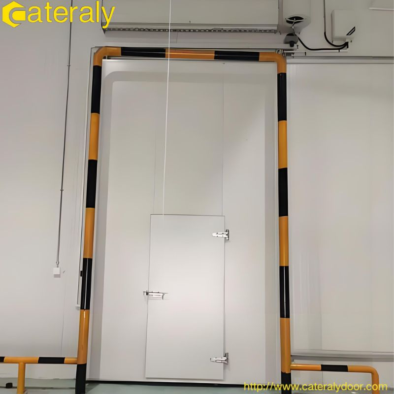 Cateraly Customizable Automatic Sliding Cold Storage Door with Durable Hardware Options