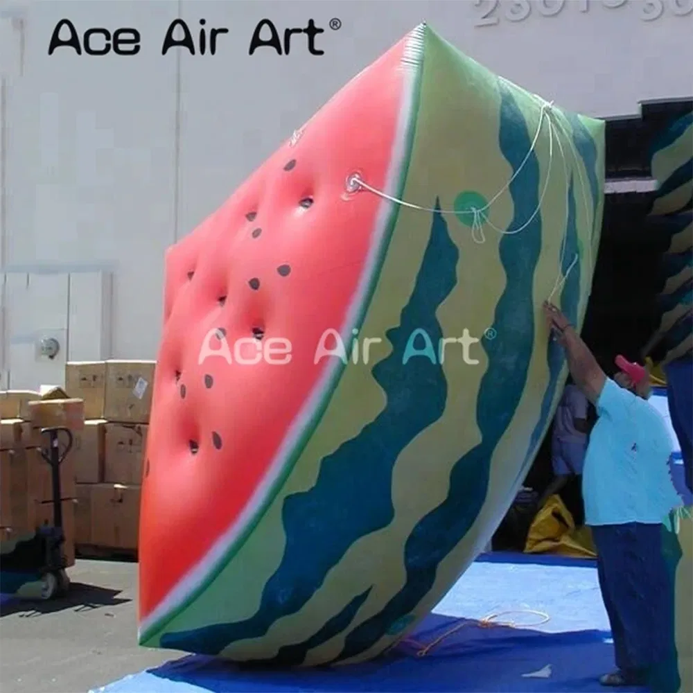 Customized Inflatable PVC Watermelon Airtight Fruit Model for Summer Event Decor