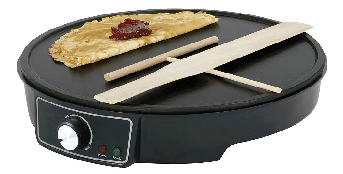 Advanced 12inch Big Plate Electric Crepe Maker with Easy Operation