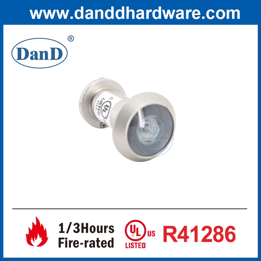 UL Listed Fire Rated Wide Angle House Door Peephole 180 Degree Door Viewers
