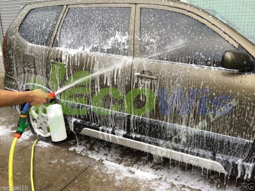 Car Washer Chemical Mixing Bottle Garden Hose End Sprayer Foam Gun