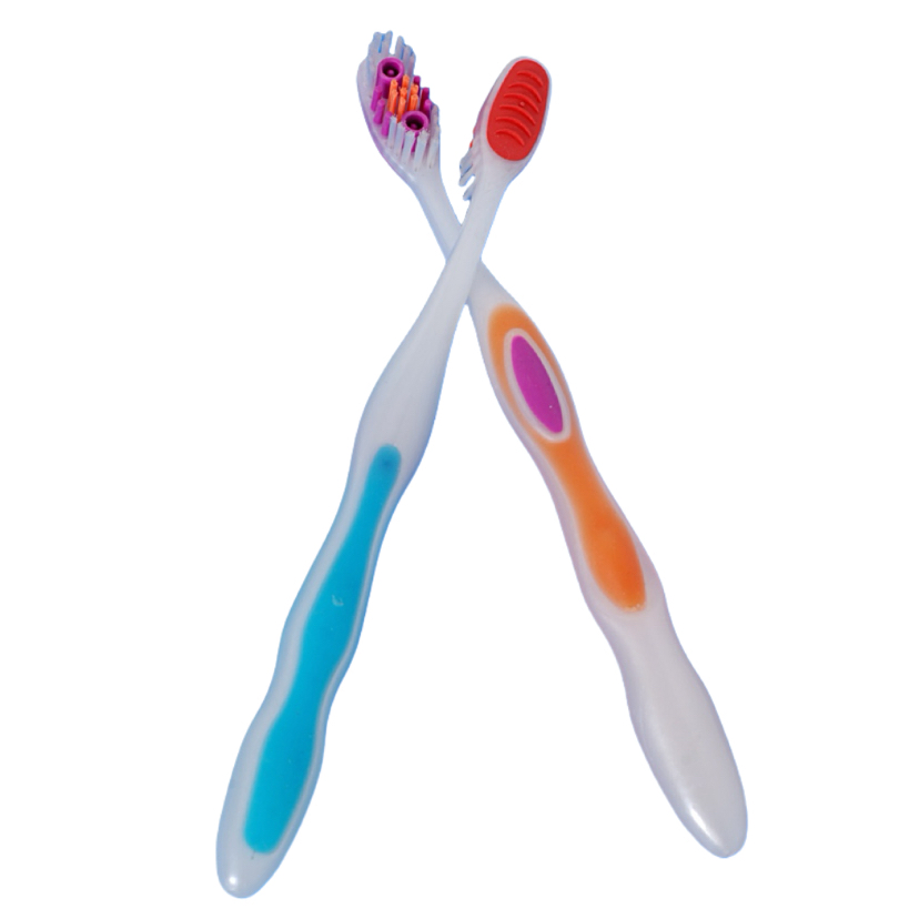 Colorful Toothbrush Multi-Direction Soft Bristles Toothbrush Tongue Massage Adult Toothbrush