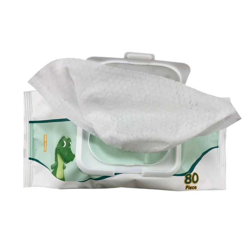 Private Label Biodegradable Flushable Wet Baby Tissue Soft Non-Woven Baby Skin Wipe Clean Cloth Cotton or Bamboo Baby Wet Wipes