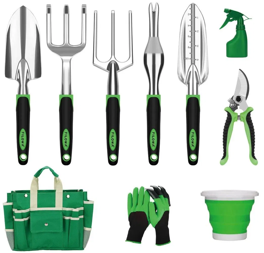 23 PCS Garden Tool Set Heavy Duty Comfortable TPR & PP Handle Garden Set with Mini Garden Tools