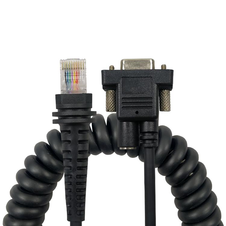 Cbl-020-300-C00 3m Coiled Barcode Scanner Cable for Honeywell 1450g 1300g 1400g