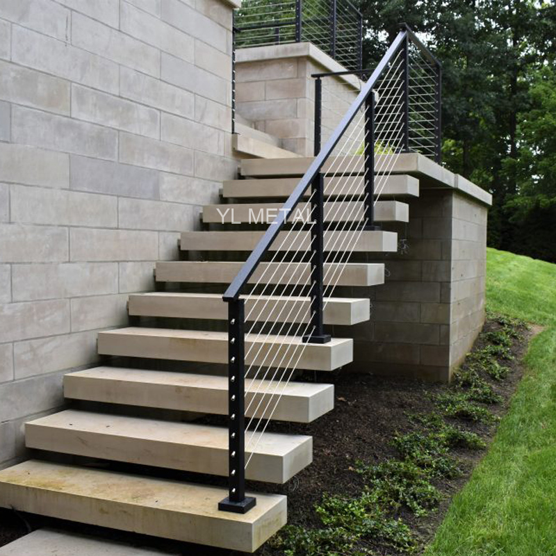 Y L Modern Style Deck Staircase Balustrades Stair Balcony Handrails Stainless Balustrade