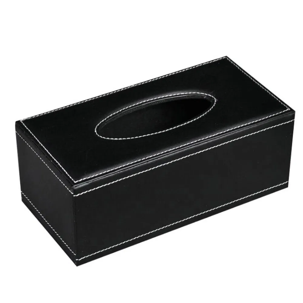 Restaurant Leather Room Luxury Decorative Hotel Tissue Box