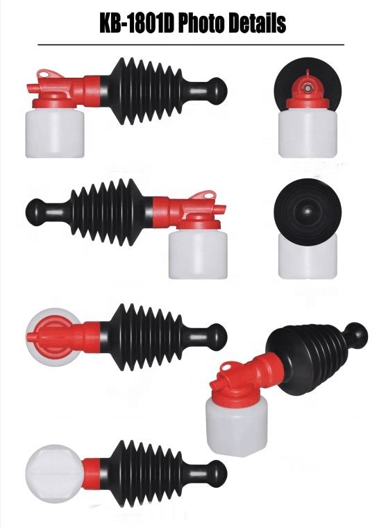 500ml/16oz Bottle Garden Insecticide Powder Duster Sprayer with Differenct Nozzles