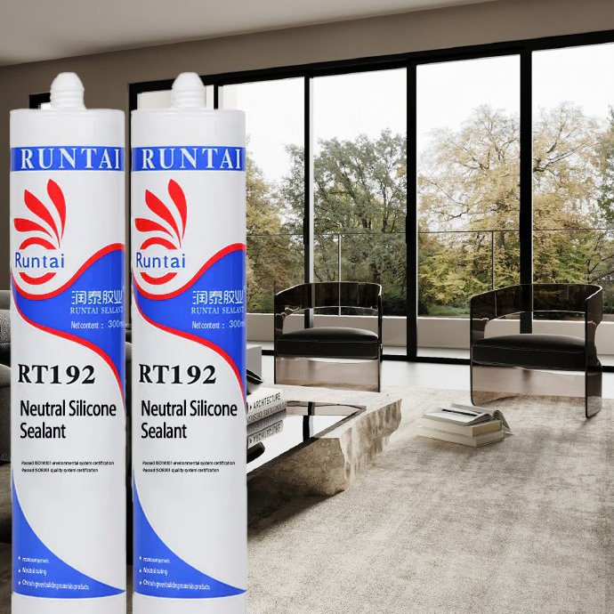 Runtai Industrial White Silicone Sealant Liquid Paste Glue for Interior Windows Sealing