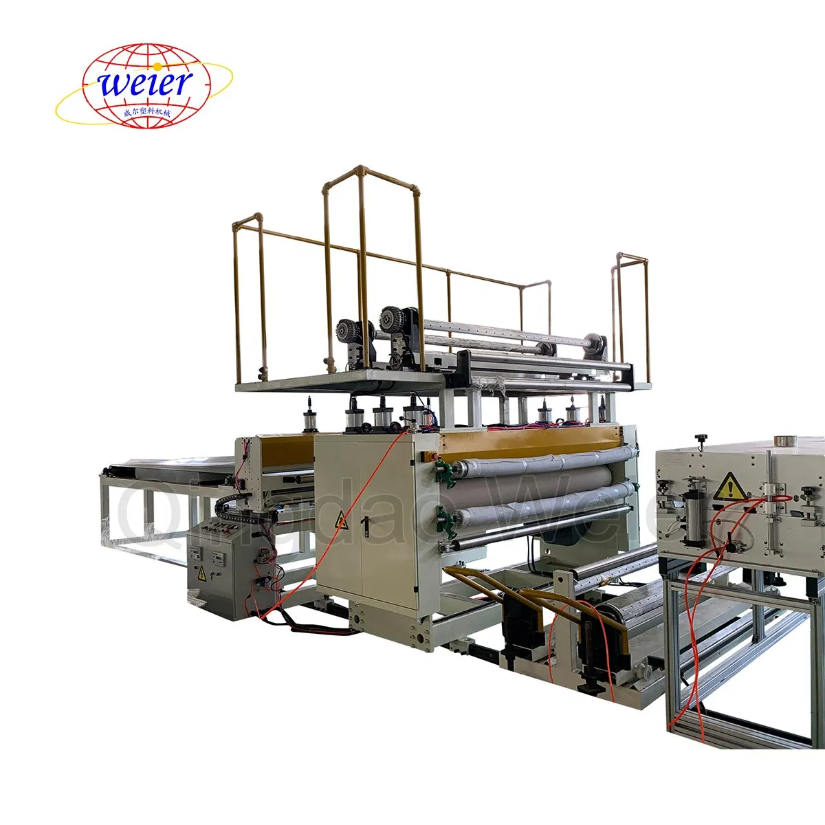 Polycarbonate PC Hollow Lattice Sunlight Panel Sheet Extrusion Making Machine