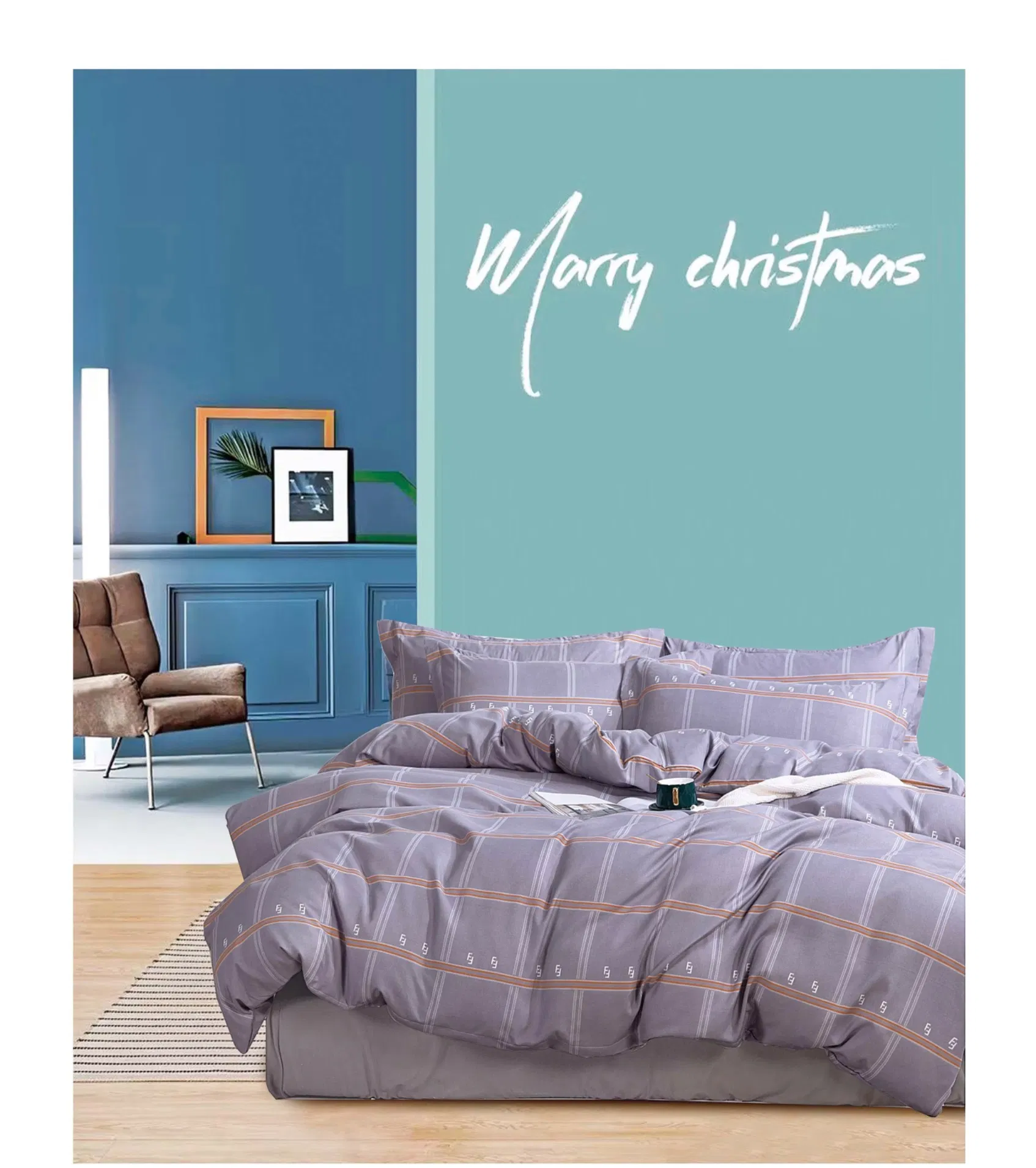 Luxurious Soft Polyester Bedspread Set for Modern Homes