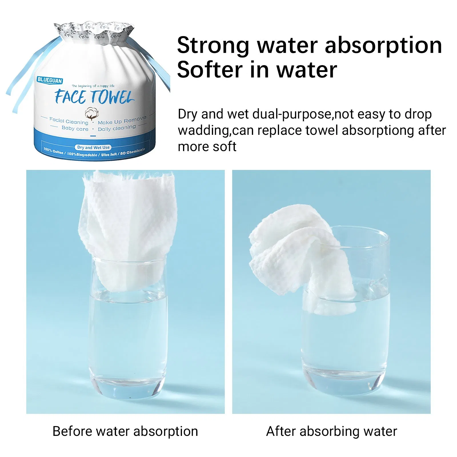 Multi-Portable Face Towel Soft Facial Disposable Tissues