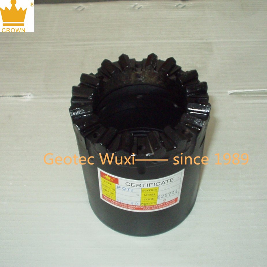 Буровая коронка с карбид-вольфрамовым сердечником