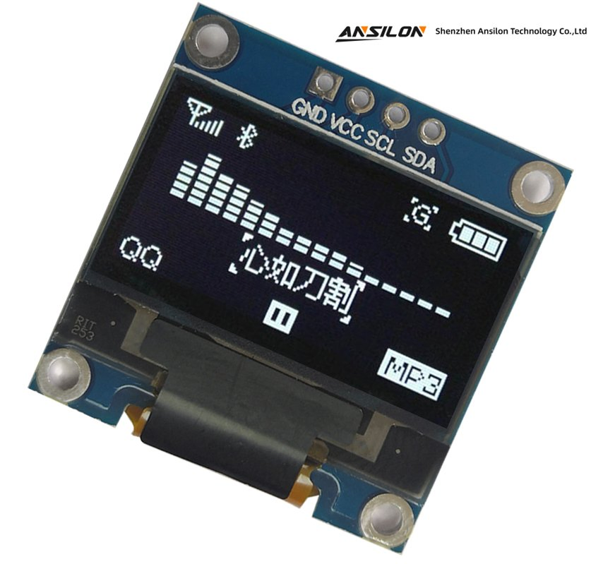 OLED-дисплей 0.96 дюйма 128x64 для Arduino