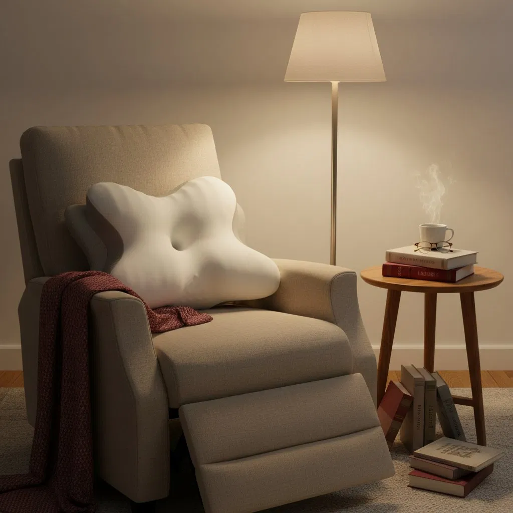 Ergonomic Memory Foam Neck Pillow for Ultimate Pain Relief