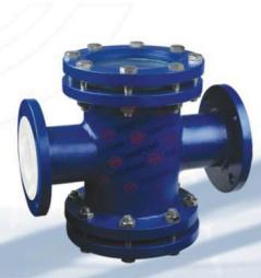 Straight Way PTFE Lined Sight Glass for Chemical Pipeline
