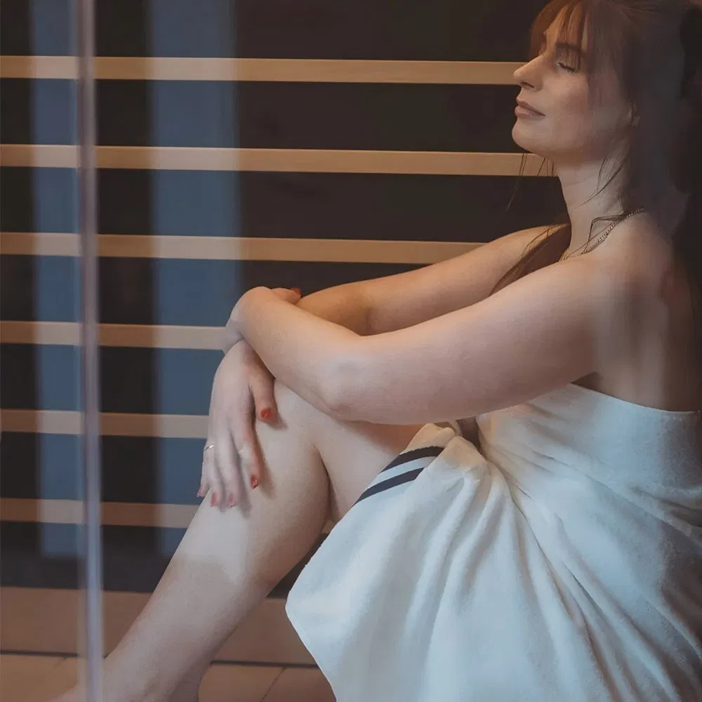 Инфракрасная сауна для дома из канадской тсуги на 1-3 человек