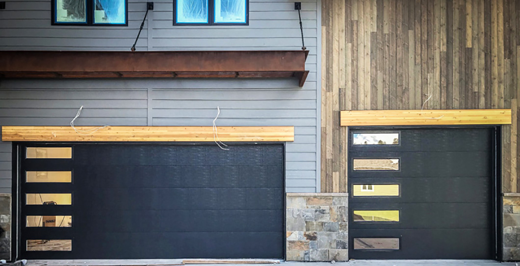 China Foshan Factory Cheap Modern Exterior Double Steel Panel Garage Door