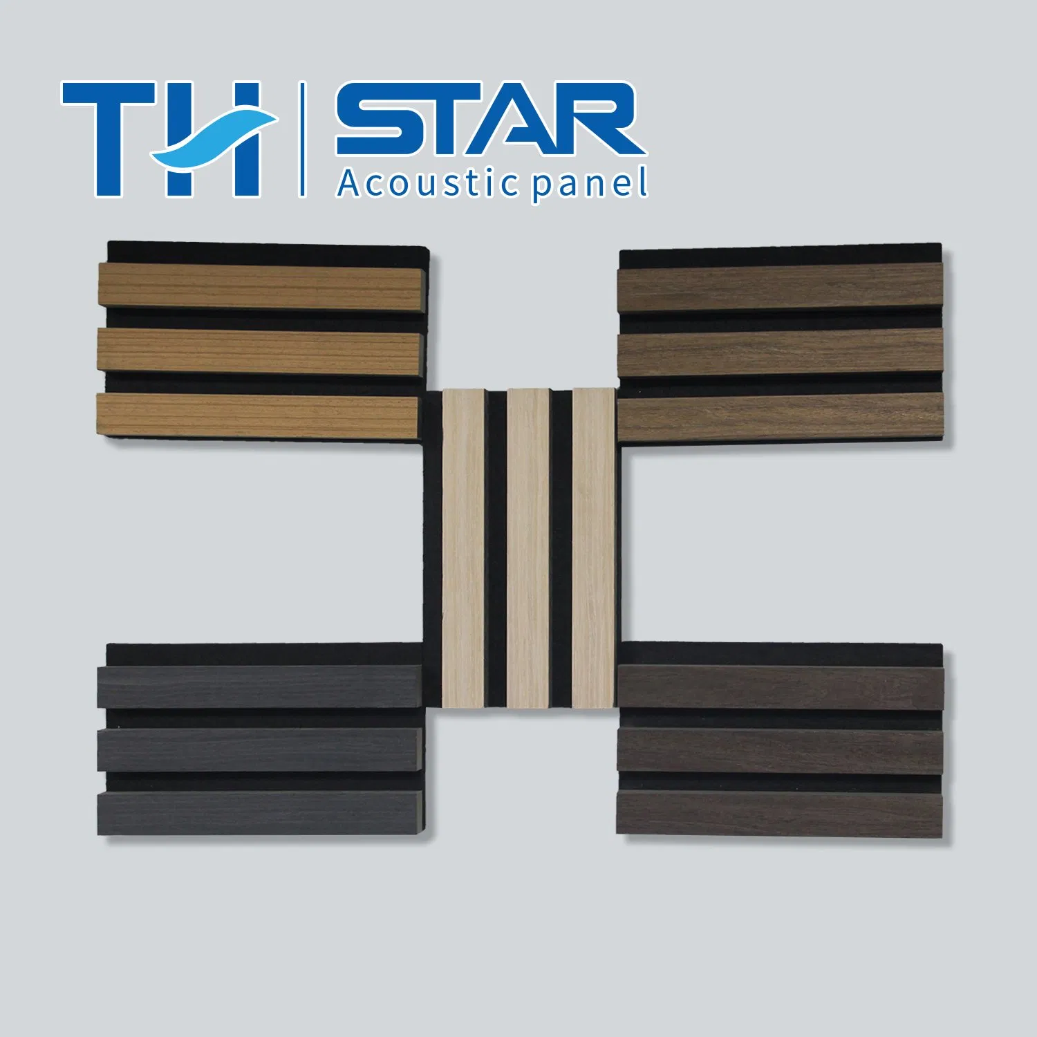Premium 3D Soundproof Wooden Slats for Acoustic Wall Panels