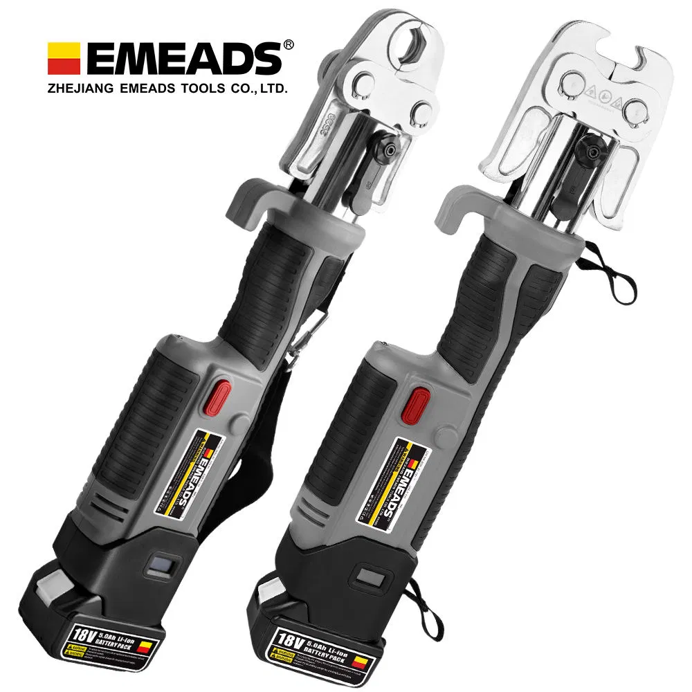 Emeads Ge-1550 Electric Hydraulic Tool Copper Pipe Crimping Press Tool with Battery Battery Plumbing Press Tools