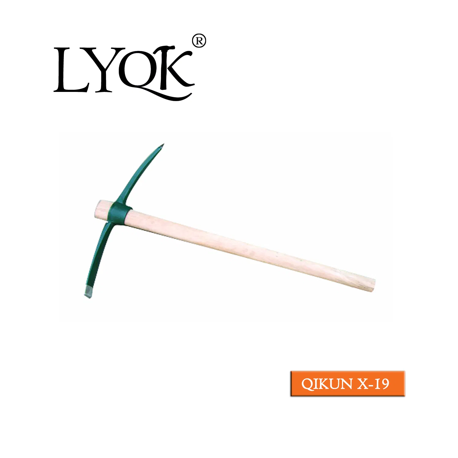 X-16 High Quality Rail Steel 65mn Agriculture Farm Garden Hardware Hand Tools Pick Head Mattock Pickaxe