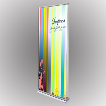 Aluminum Silver Teardrop Roll up Stand Banner Trade Show Backwall Display Exhibition Frame Display