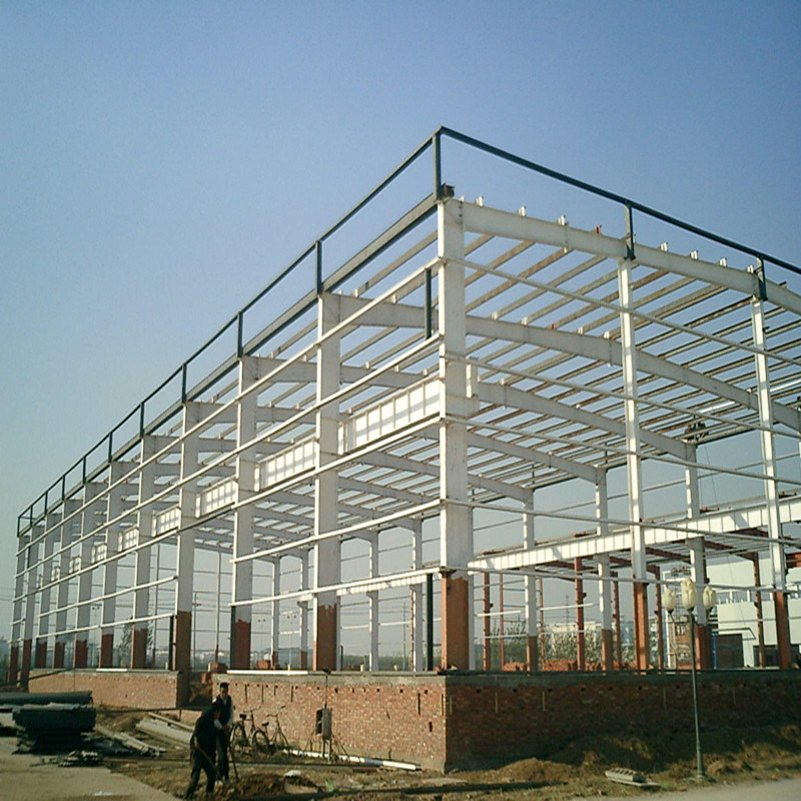Insulated Sandwich Panel Prefab Steel Structure Portal Frame Factory Construction Metal Storage Warehouse Pre Engineered Building