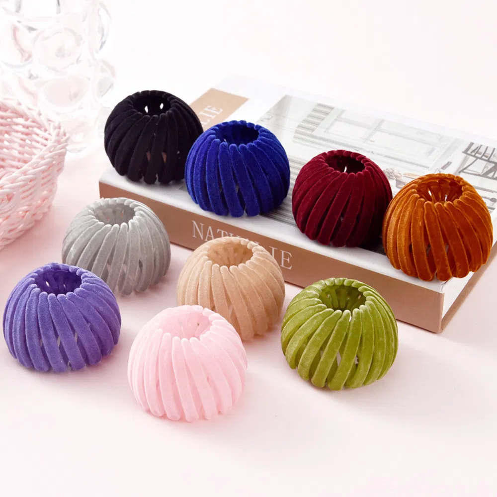 Зажим для волос "Птичье гнездо" из пластика