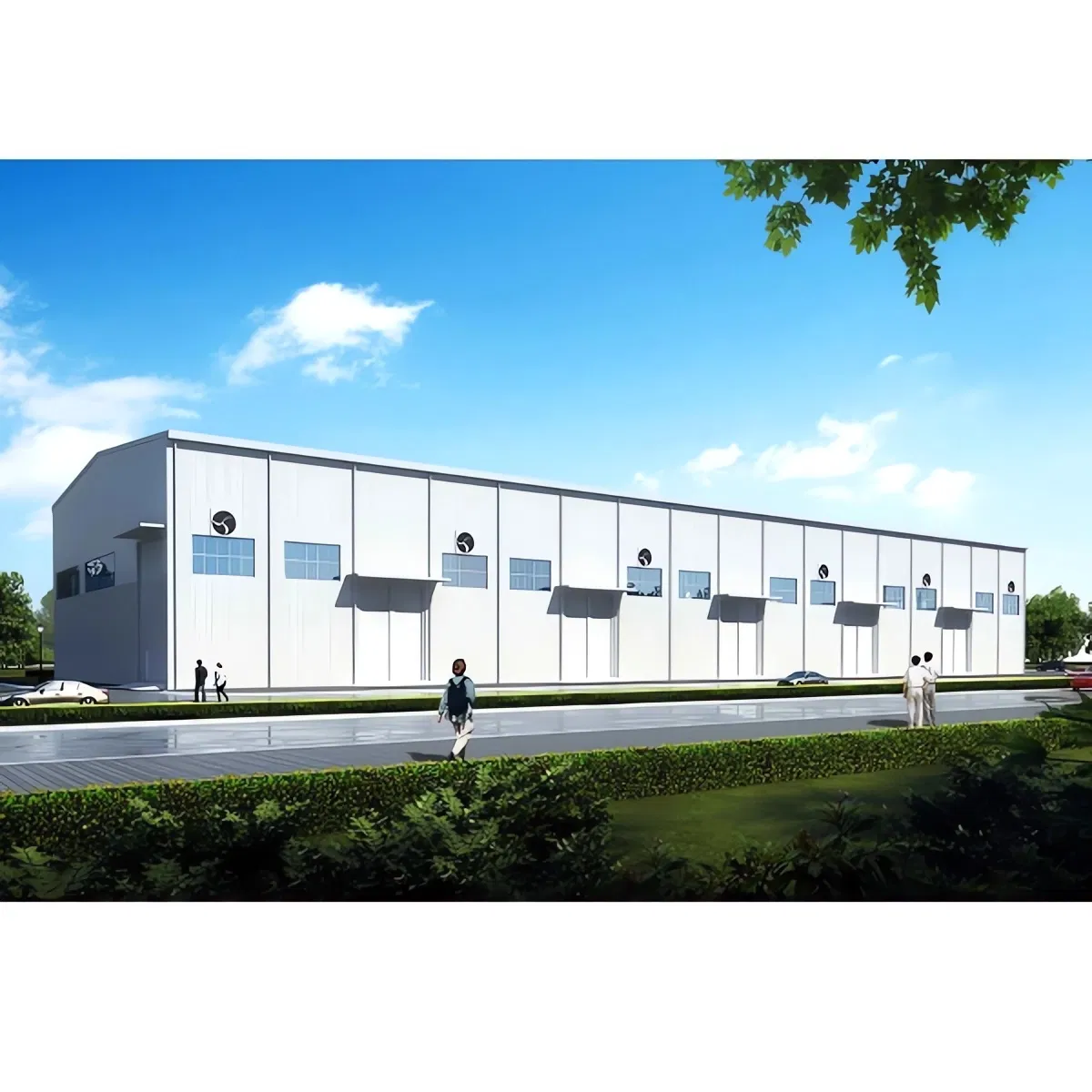 Hot Rolled H Section Steel Column and Beam Versatile Steel Structure Warehouse