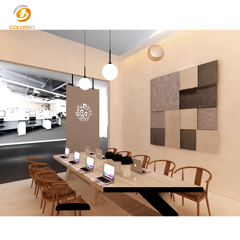 2400*600 mm Eco Protection Acoustic Padded Panel Space Divider Hanging Screen with Factory Price