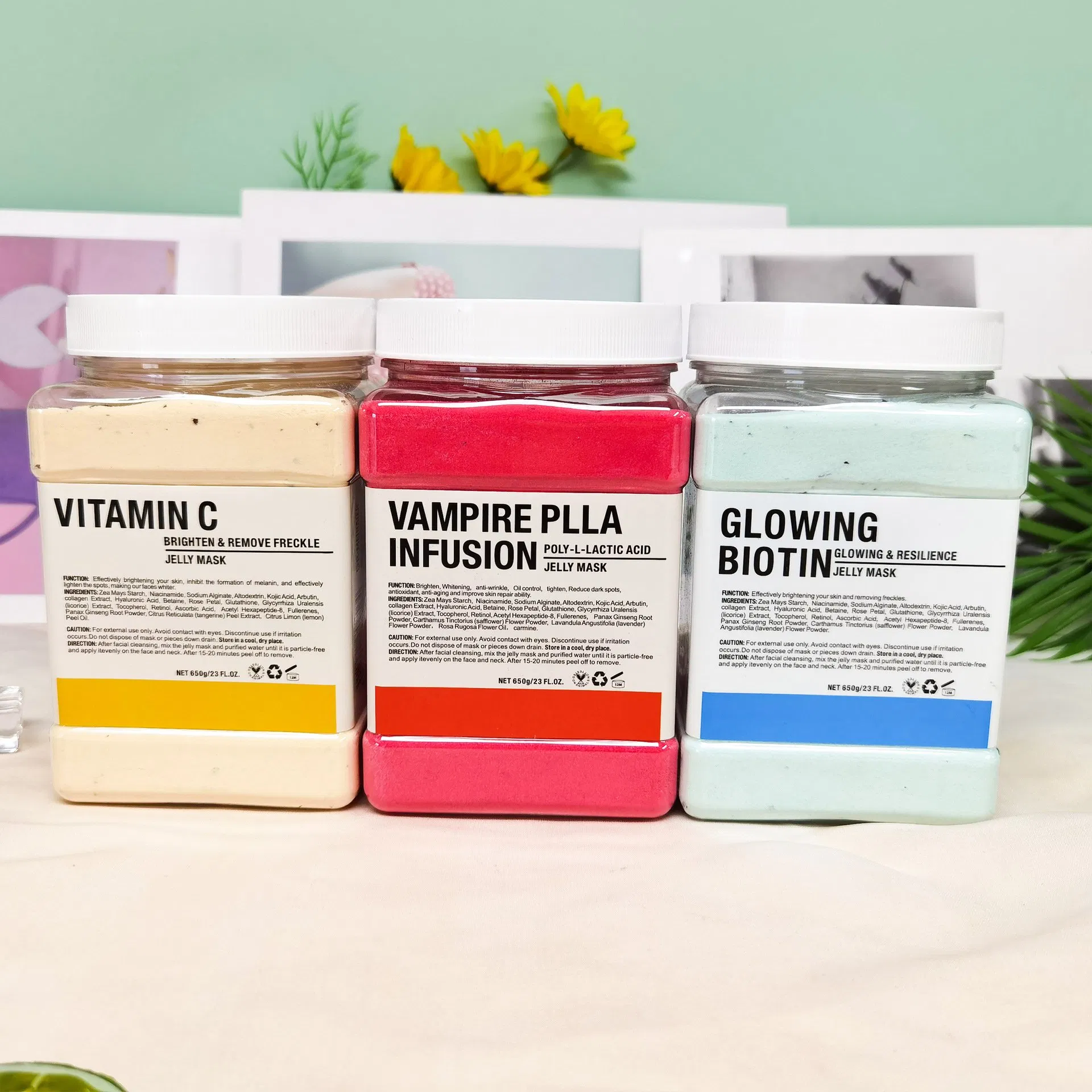 Jelly Mask Powder Hydrating Premium Modeling Rubber Mask Peel off DIY Rubber Facial Jelly Mask