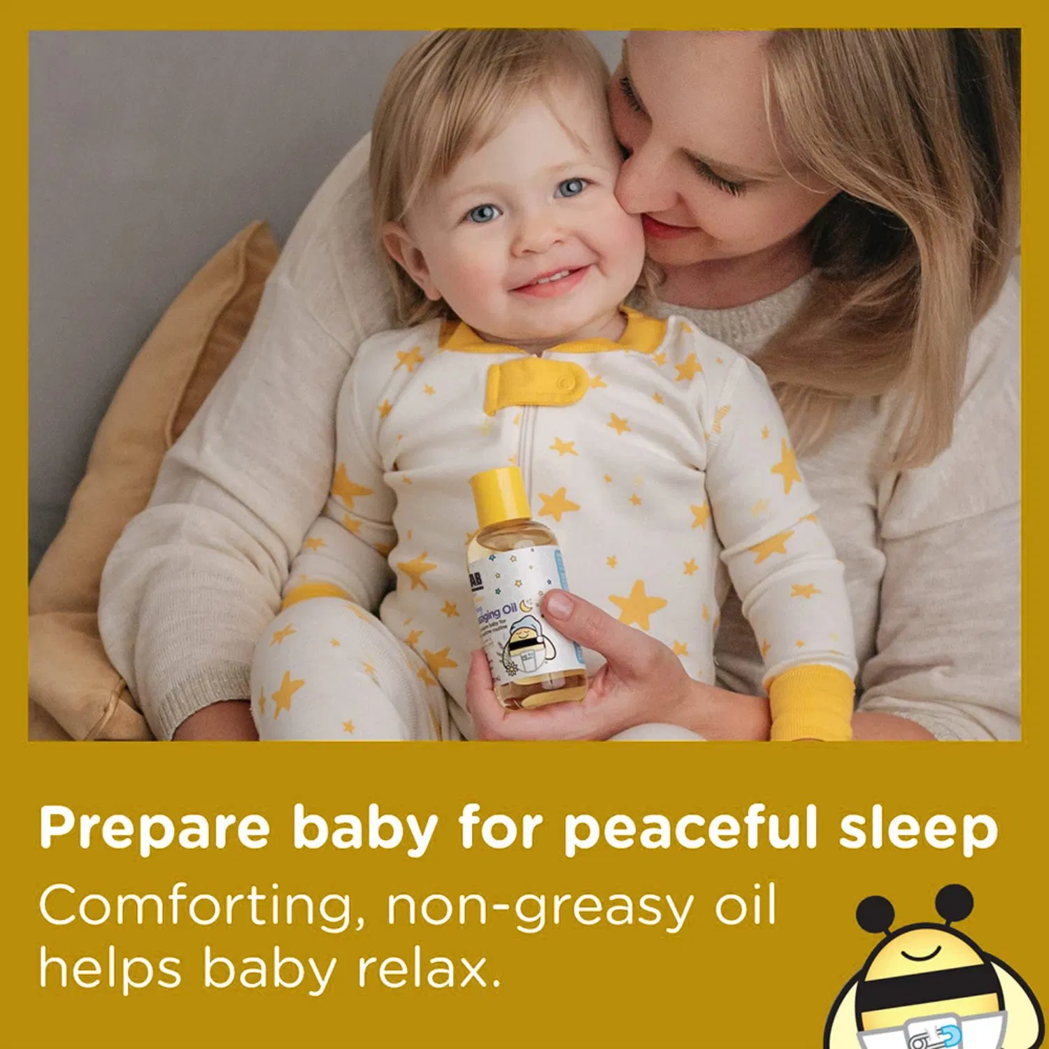 OEM ODM Chamomile and Lavender Nourishing Baby Calming Massage Oil
