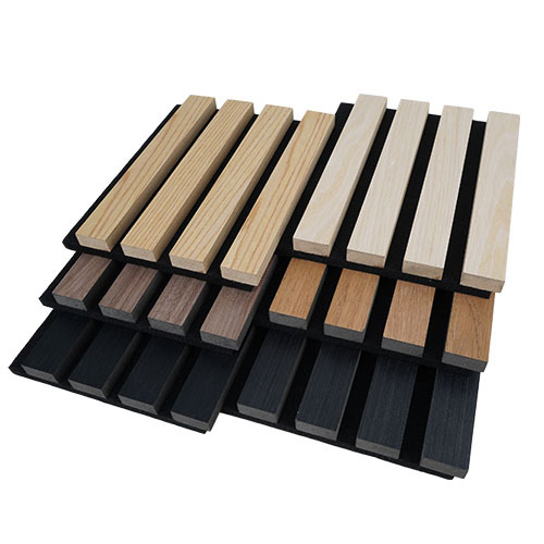 Natural Wood Veneer Acoustic Panels Design Wood Slat Wall Akupanels Acoustic Panel