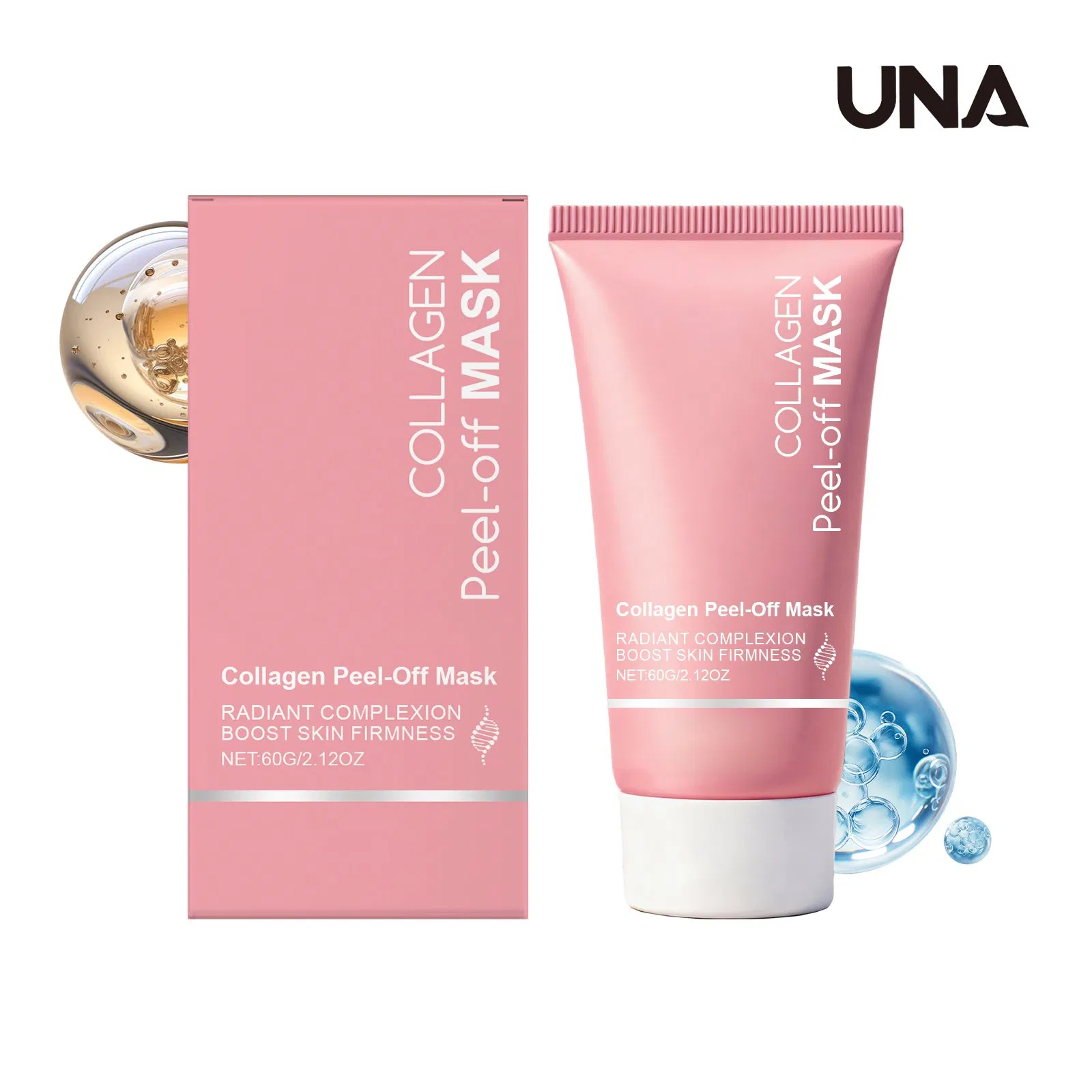 Collagen Peel-off Mask - Gently Nourishes Facial Skin, Hydrating, Moisturizing and Softening