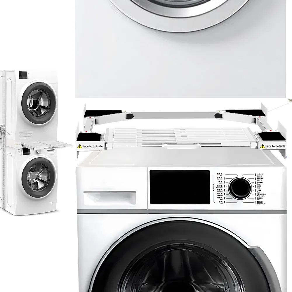 Modern Washing Machine Stacking Kit with Space-Saving Laundry Organization