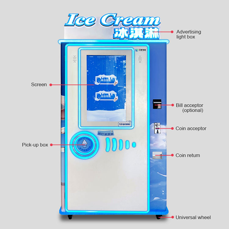 Imt Outdoor Ice Cream Vending Machine