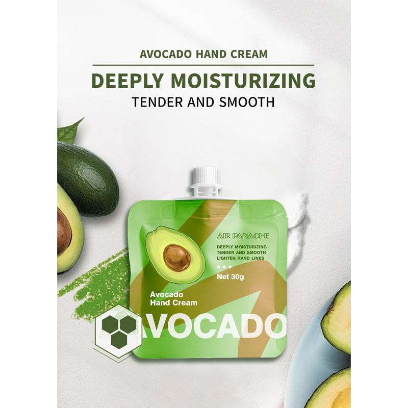 OEM Private Label Organic Nourishing Moisturizing Avocado Hand Cream Fruit Fragrance Hand Cream for Dry Hand Care