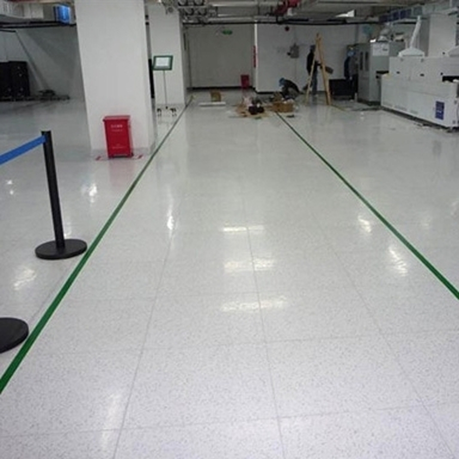 Lingding OEM ODM Custom Highly Resistant Deformation Industrial PVC Floor Tile