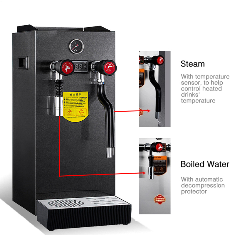 Heavybao Fully Automatic Bubble Tea Operation and Steam and Hot Water Machine Electric Milk Frother for Bubble Tea Shop