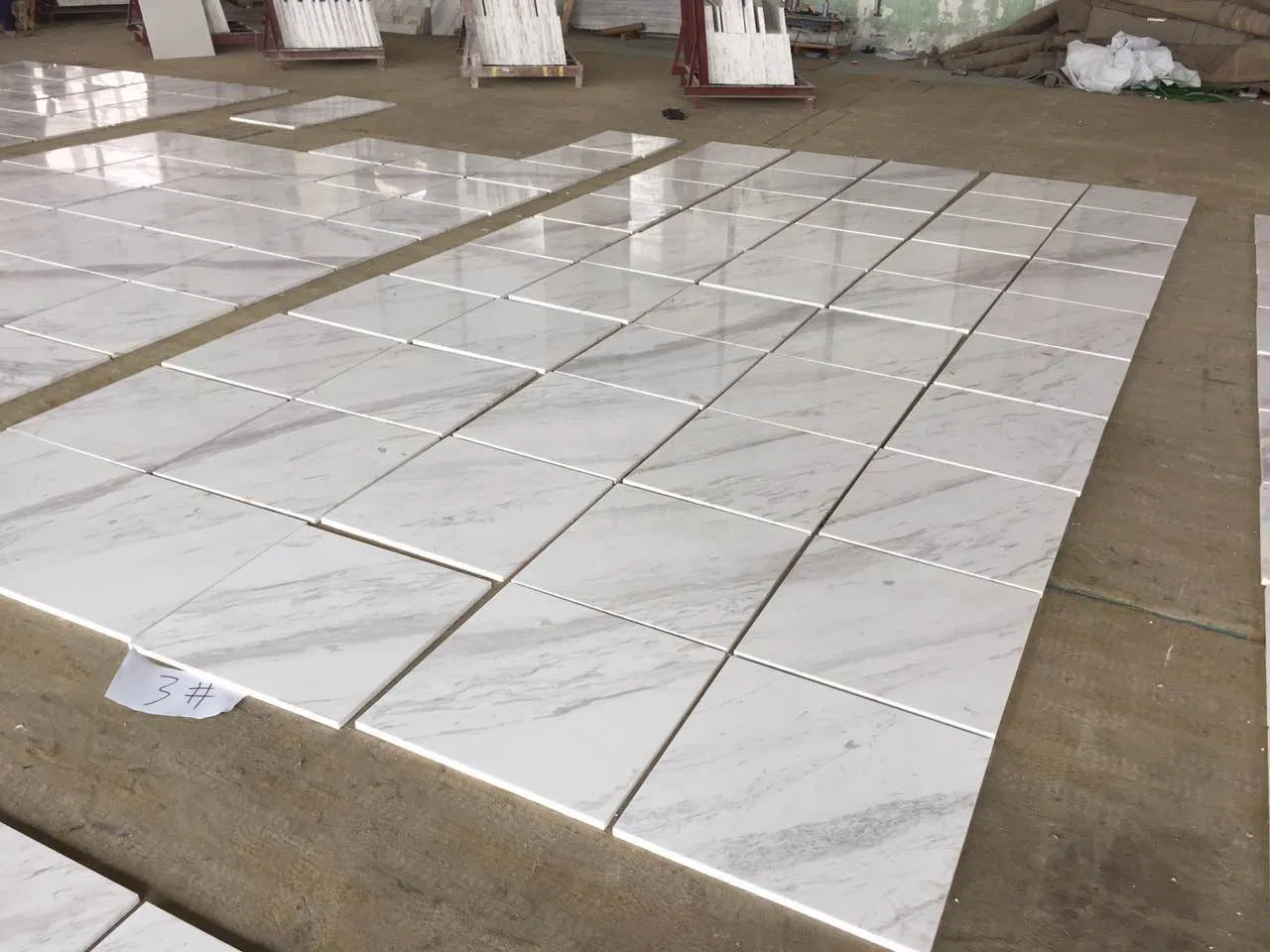 Customerized Volakas Marble Tiles for Floor/Wall Cladding Decoration